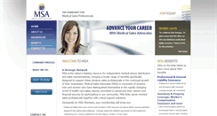 Desktop Screenshot of medicalsalesadvocates.com